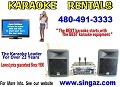 Karaoke Sing A-Long Systems (480) 491-3333